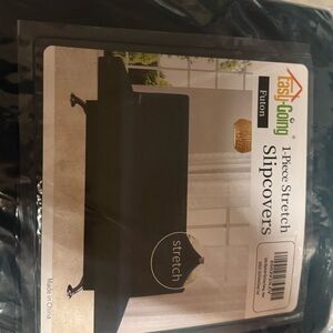 Easy-Going Black Stretch Slipcover